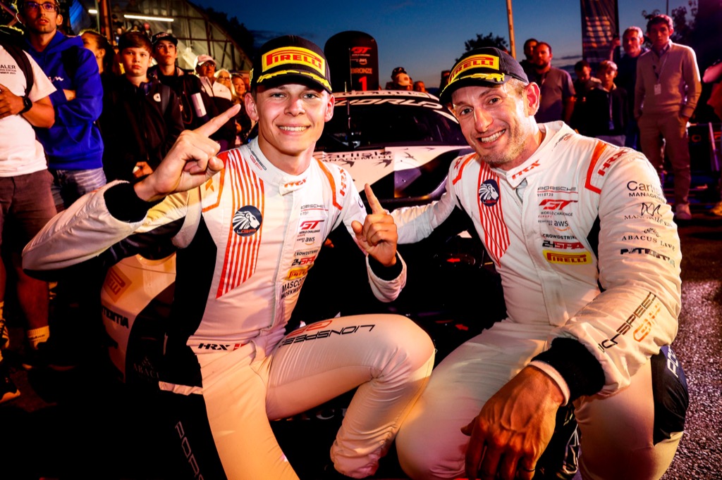 Bastian Buus sejrede på Magny-Cours – mesterskab i sigte.
(Foto: SRO Motorsports Group)